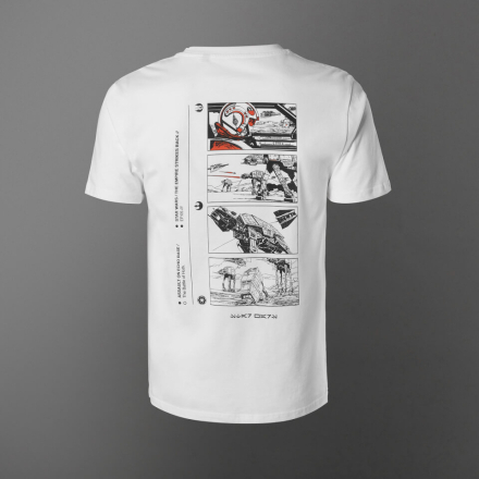 Star Wars Attack On Echo Base Unisex T-Shirt - Weiß - XL
