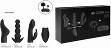 SWITCH Pleasure Kit #6, topkwaliteit vibrator kit, zwart