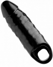 XL Black Mamba penis sleeve, 23 cm