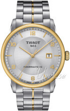 Tissot T086.407.22.037.00 Luxury Sølvfarvet/Gul guldtonet stål Ø41 mm