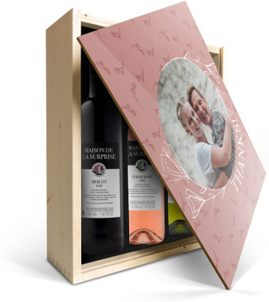 Confezione regalo - Luc Pirlet Merlot, Sauvignon Blanc e Syrah