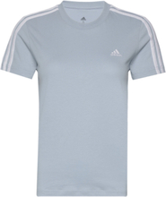 W 3S T Tops T-shirts & Tops Short-sleeved Blue Adidas Sportswear