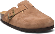Sl Fae Suede Shoes Clogs Brown Scholl