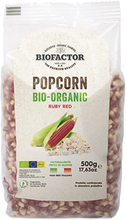 Biofactor Økologisk popcorn 500g, røde