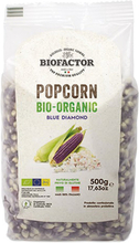 Biofactor Økologisk popcorn 500g, blå