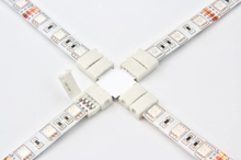 X-Connector voor 10mm RGB Led Strips | Soldeervrij