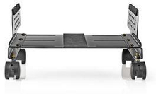 Nedis bordsställ | Fullständigt justerbar / Justerbar Bredd | 13 - 25 cm | 25 kg | Metall / Plast | Svart