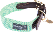 Nomad Tales Bloom Halsband, mint - Grösse L: 44 - 48 cm Halsumfang, B 38 mm