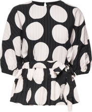 Louisa, 1435 Seersucker Tops Blouses Short-sleeved Multi/patterned STINE GOYA