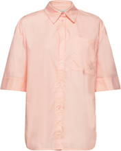 Adie Ss Shirt Tops Shirts Short-sleeved Pink NORR