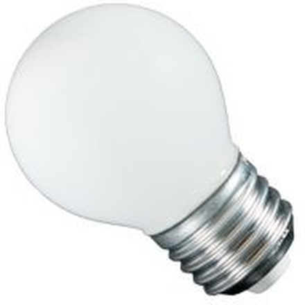 LED lamp wit 45mm E27 1W 6LED