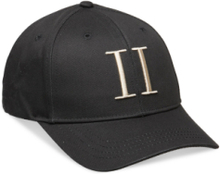 Encore Organic Baseball Cap Accessories Headwear Caps Svart Les Deux*Betinget Tilbud