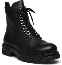 Z9110-00 Shoes Boots Ankle Boots Laced Boots Svart Rieker*Betinget Tilbud