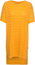 T-Shirt Alta Lace Yellow Dresses T-shirt Dresses Gul DEDICATED*Betinget Tilbud