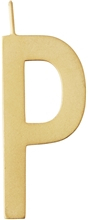 Design Letters Archetype Charm 30 mm Gold A-Z P