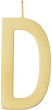 Design Letters Archetype Charm 30 mm Gold A-Z D