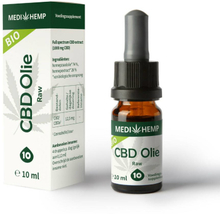CBD olie 10% 10 ml MediHemp (RAW/ BIO)