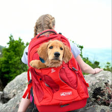 Kurgo bärväska/ryggsäck till Hund - G-Train K9 Pack - Röd