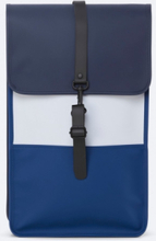 Rains Color Block Backpack Blue/Ice Grey