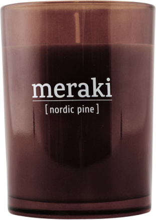 Scented Candle, Nordic Pine Duftlys Nude Meraki