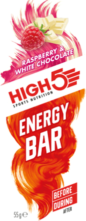 High5 Hallon/Vit Choklad Energibar 1 stk, 55 gram