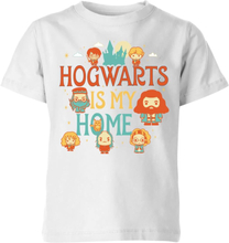 Harry Potter Kids Hogwarts Is My Home Kids' T-Shirt - White - 3-4 Jahre
