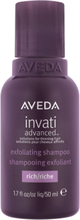 "Invati Advanced Exfoliating Shampoo Rich Travel Shampoo Nude Aveda"