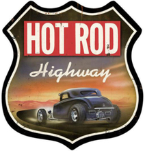 Hot Rod Highway Zwaar Metalen Bord