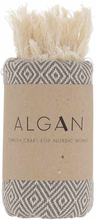 ALGAN Elmas gæstehåndklæde grå - 65x100 cm