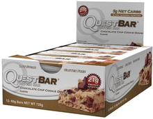 Quest Protein Bars 12repen Chocolate Chip Cookie Dough