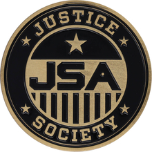 Fanattik Black Adam Limited Edition Justice Society of America Medallion