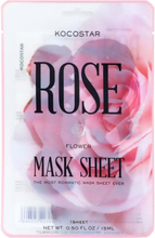 Kocostar Flower Mask Sheet Rose (6 flowers) 24 g