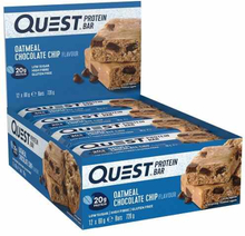 Quest Protein Bars 12repen Oatmeal Choco Chip