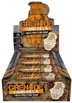Grenade Carb Killa Bars 12repen Choco Chip Salted Caramel