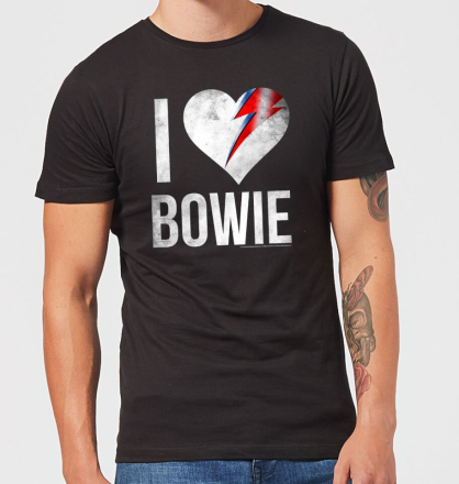 David Bowie I Love Bowie Men's T-Shirt - Black - M