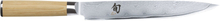 Kai Trencher-kniv eller kjøttkniv Shun Classic White, bladlengde 23 cm