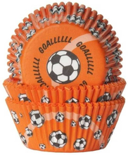 Muffinsform fotboll, orange - House Of Marie