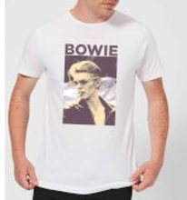 David Bowie Smoke Men's T-Shirt - White - 5XL