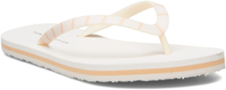 Tommy Essential Beach Sandal Shoes Summer Shoes Flip Flops Hvit Tommy Hilfiger*Betinget Tilbud