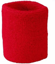 Voordelige rode zweetbandjes set