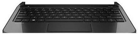 HP 741981-131, Underhölje + tangentbord, Portugisisk, HP, Pavilion Touchsmart 10-e