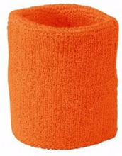Voordelige oranje zweetbandjes set