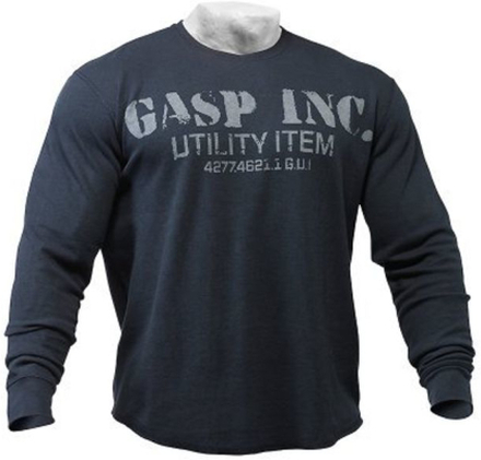 Gasp Thermal Gym Sweater, Asphalt genser