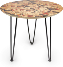 Decorsome Tom & Jerry Jumble Wooden Side Table - Rose gold