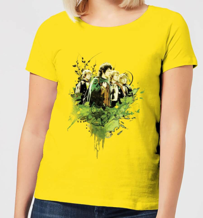 The Lord Of The Rings Hobbits Women's T-Shirt - Yellow - XL - Yellow