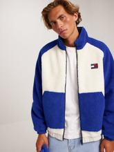 Tommy Jeans Tjm Reversible Sherpa Jacket Vårjakker Ultra Blue / Multi