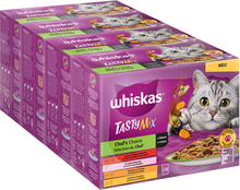 Sparpaket Multipack WHISKAS TASTY MIX Portionsbeutel 96 x 85 g - Chef's Choice in Sauce