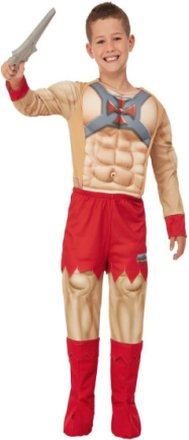 Lisensiert He-Man Kostyme med Sverd til Barn - 10-12 ÅR