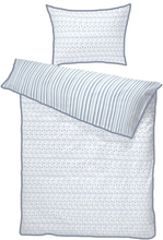Borås Cotton sengesæt - Arosa - Blå