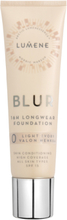 Blur 16H Longwear Spf15 Foundation 0 Light Ivory Foundation Smink LUMENE
